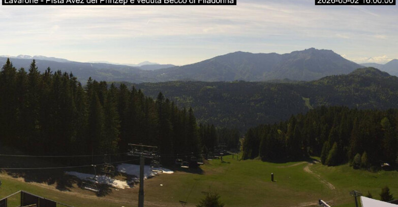 Webcam Lavarone - Pista Avez- seggiovia Lagh.