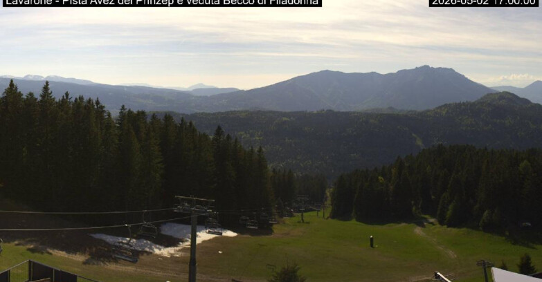 Webcam Lavarone - Pista Avez- seggiovia Lagh.