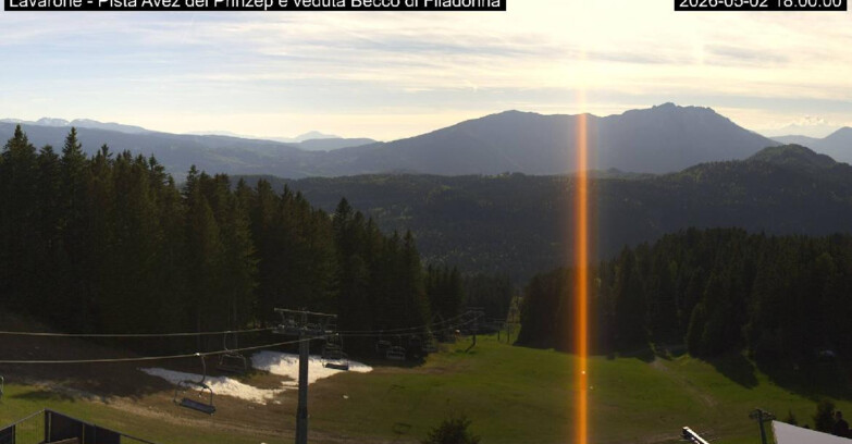Webcam Lavarone - Pista Avez- seggiovia Lagh.
