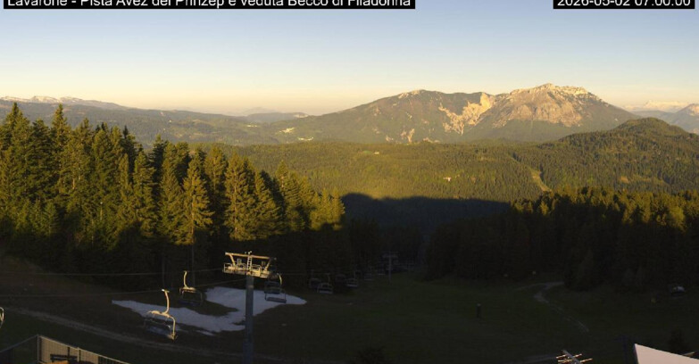 Webcam Lavarone - Pista Avez- seggiovia Lagh.