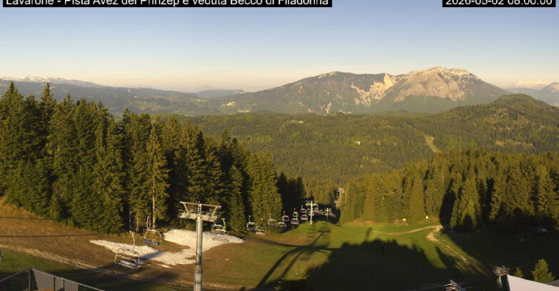 Webcam Lavarone - Pista Avez- seggiovia Lagh.