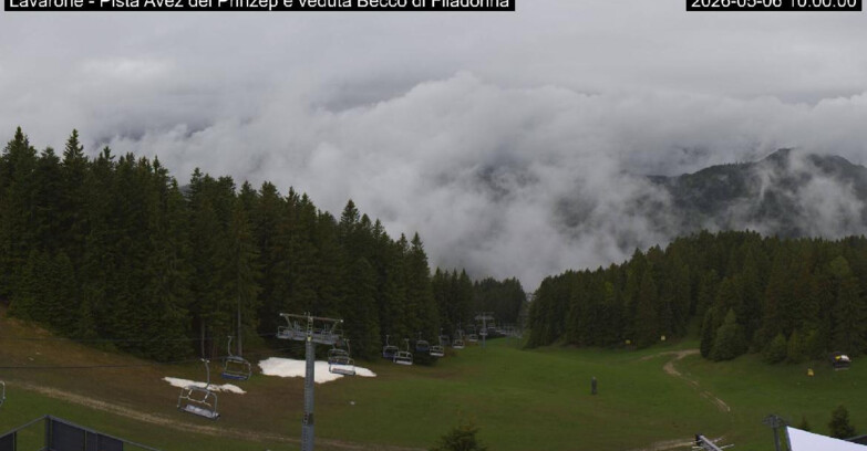 Webcam Лавароне  - Pista Avez- seggiovia Lagh.