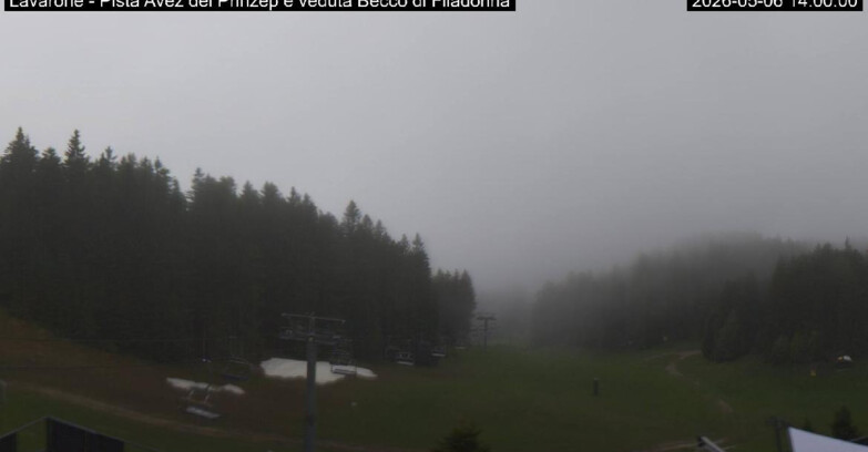 Webcam Лавароне  - Pista Avez- seggiovia Lagh.