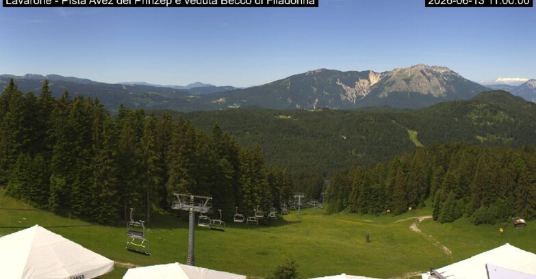 Webcam Lavarone - Pista Avez- seggiovia Lagh.