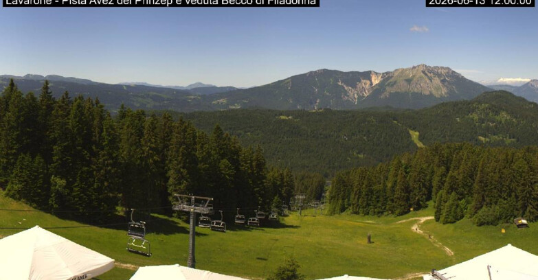 Webcam Lavarone - Pista Avez- seggiovia Lagh.