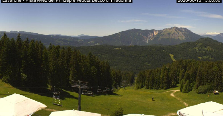 Webcam Lavarone - Pista Avez- seggiovia Lagh.