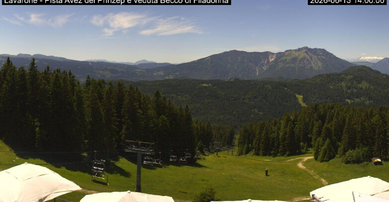 Webcam Lavarone - Pista Avez- seggiovia Lagh.