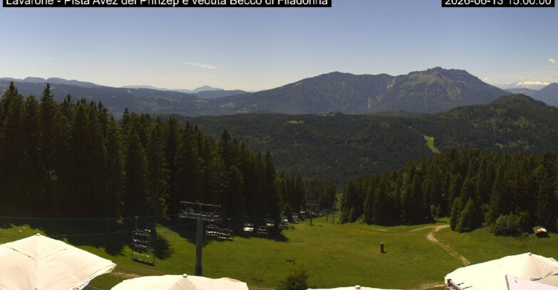 Webcam Lavarone - Pista Avez- seggiovia Lagh.