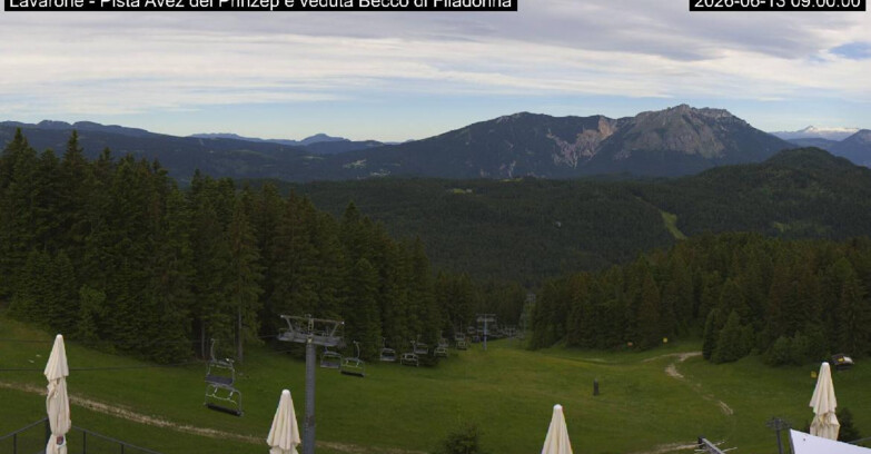 Webcam Lavarone - Pista Avez- seggiovia Lagh.