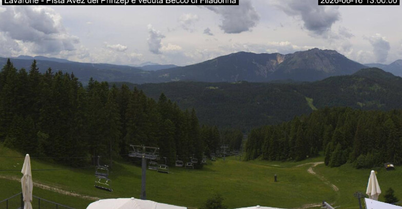 Webcam Lavarone - Pista Avez- seggiovia Lagh.