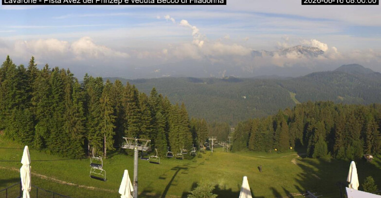 Webcam Lavarone - Pista Avez- seggiovia Lagh.