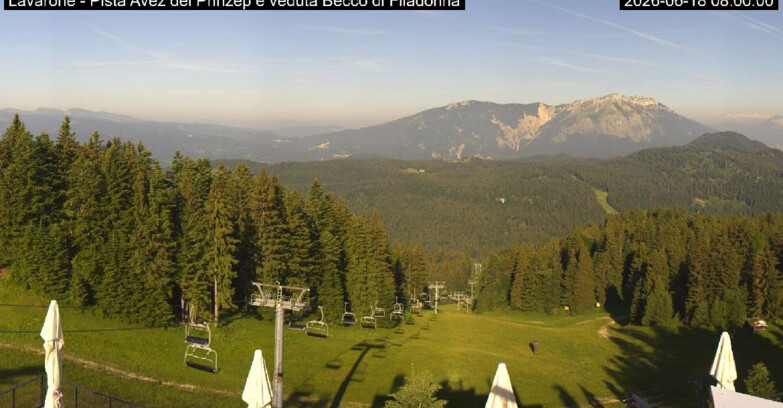 Webcam Ski area Lavarone - Pista Avez- seggiovia Lagh.