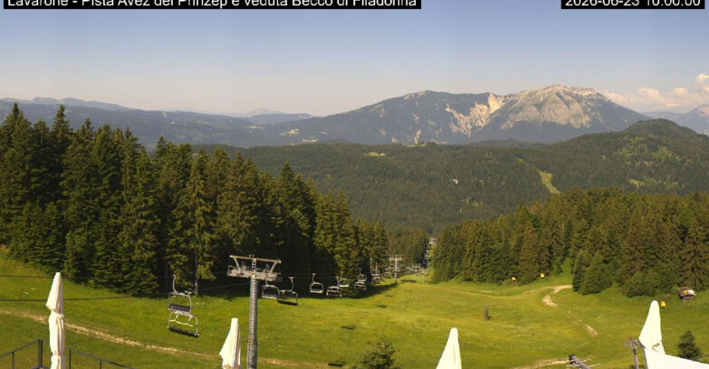 Webcam Lavarone - Pista Avez- seggiovia Lagh.
