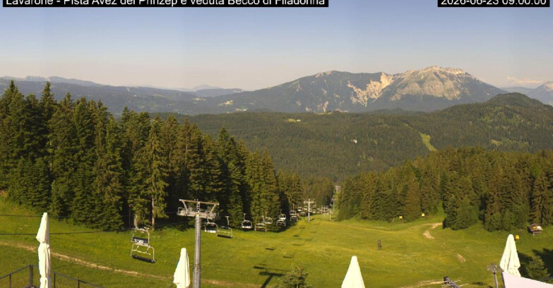 Webcam Lavarone - Pista Avez- seggiovia Lagh.