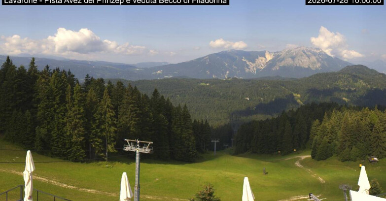Webcam Ski area Lavarone - Pista Avez- seggiovia Lagh.