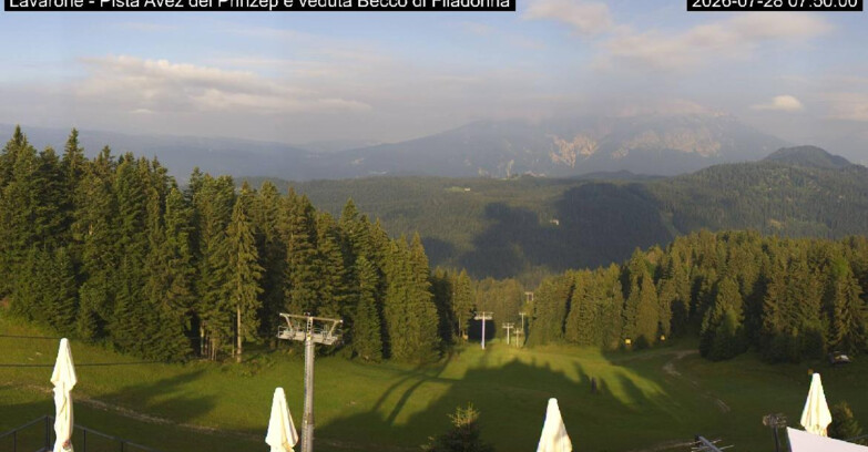 Webcam Ski area Lavarone - Pista Avez- seggiovia Lagh.