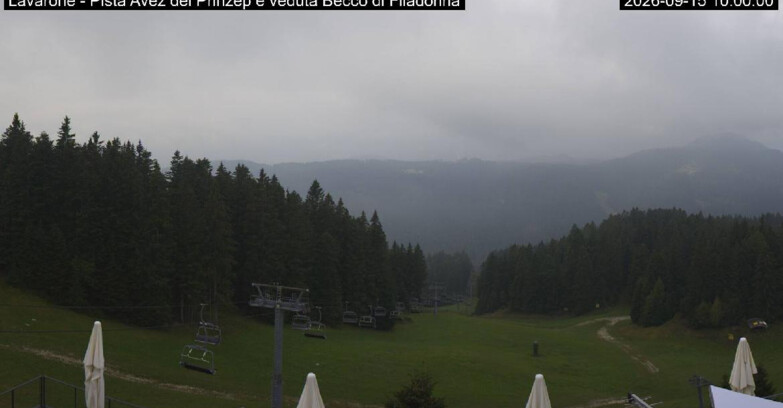 Webcam Lavarone - Pista Avez- seggiovia Lagh.