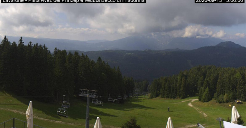 Webcam Lavarone - Pista Avez- seggiovia Lagh.