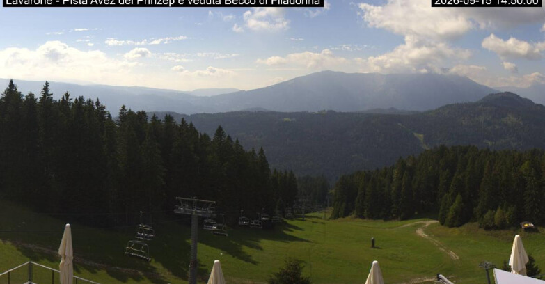 Webcam Lavarone - Pista Avez- seggiovia Lagh.