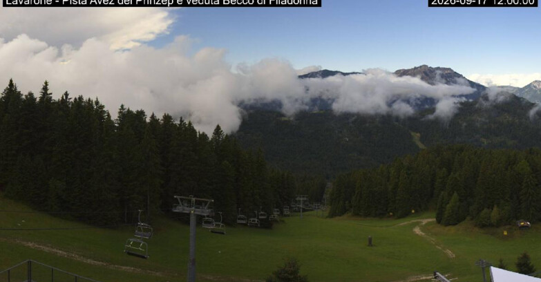 Webcam Lavarone - Pista Avez- seggiovia Lagh.