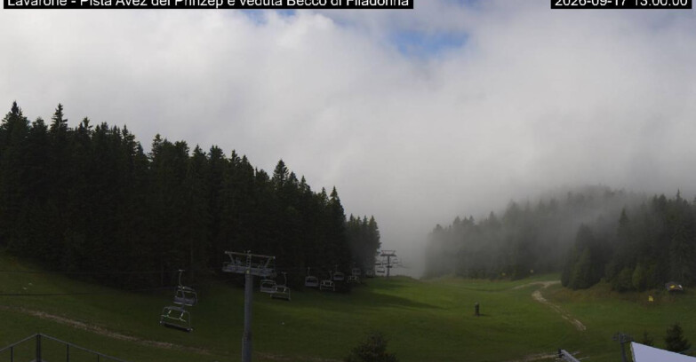 Webcam Lavarone - Pista Avez- seggiovia Lagh.