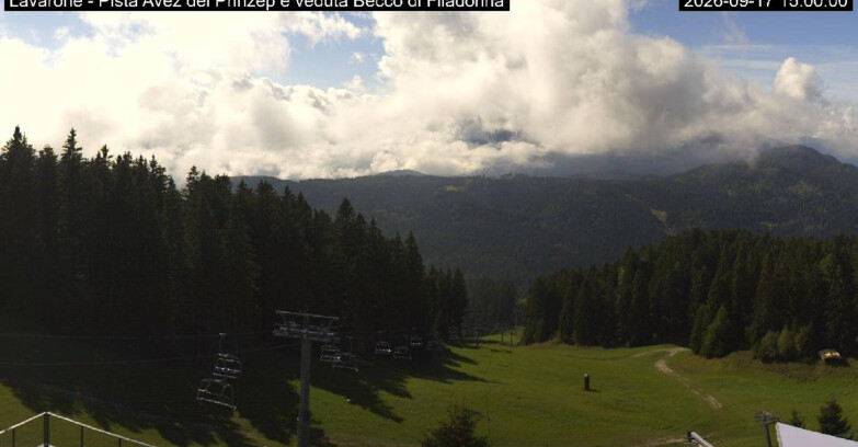 Webcam Lavarone - Pista Avez- seggiovia Lagh.