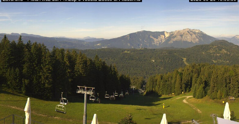 Webcam Ski area Lavarone - Pista Avez- seggiovia Lagh.