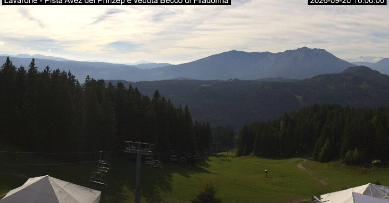 Webcam Ski area Lavarone - Pista Avez- seggiovia Lagh.