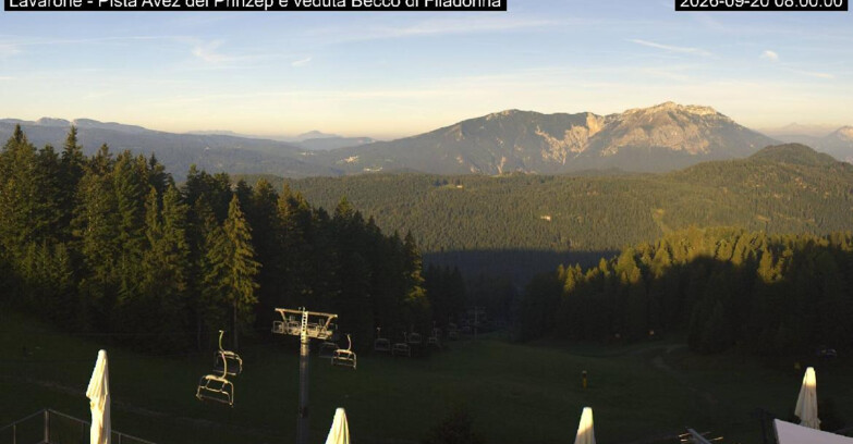 Webcam Ski area Lavarone - Pista Avez- seggiovia Lagh.