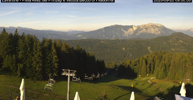 Webcam Ski area Lavarone - Pista Avez- seggiovia Lagh.