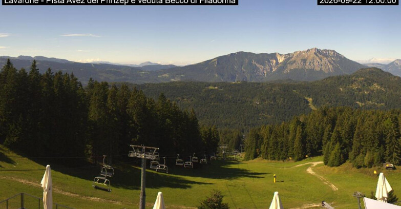 Webcam Ski Area Lavarone  - Pista Avez- seggiovia Lagh.