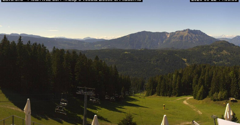 Webcam Ski Area Lavarone  - Pista Avez- seggiovia Lagh.