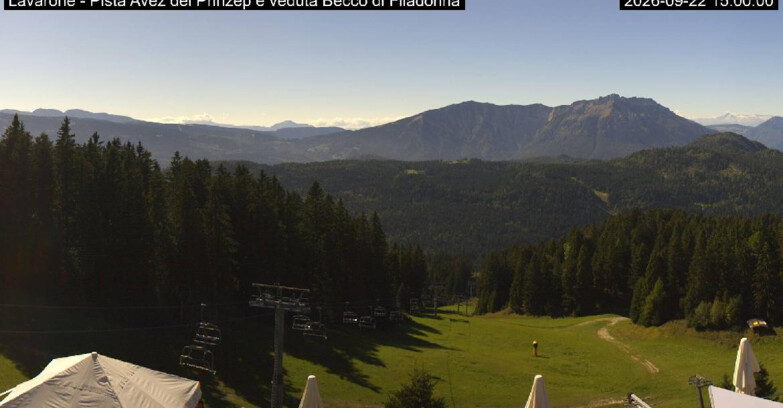 Webcam Ski Area Lavarone  - Pista Avez- seggiovia Lagh.