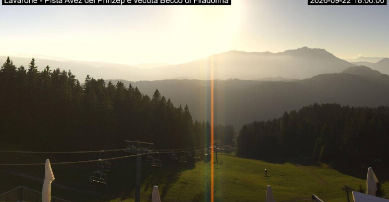 Webcam Ski Area Lavarone  - Pista Avez- seggiovia Lagh.