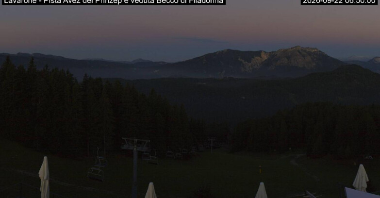 Webcam Ski Area Lavarone  - Pista Avez- seggiovia Lagh.