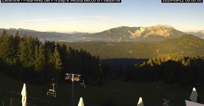 Webcam Ski Area Lavarone  - Pista Avez- seggiovia Lagh.
