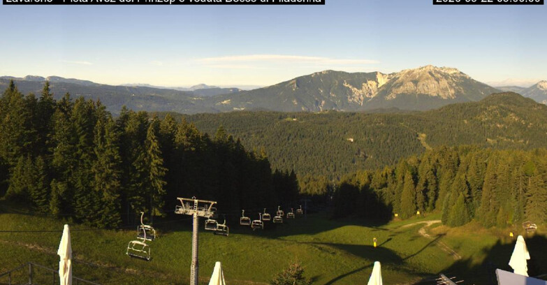 Webcam Ski Area Lavarone  - Pista Avez- seggiovia Lagh.