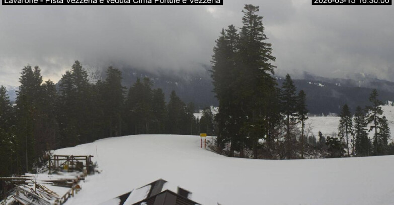 Webcam Ski area Lavarone - Pista Vezzena