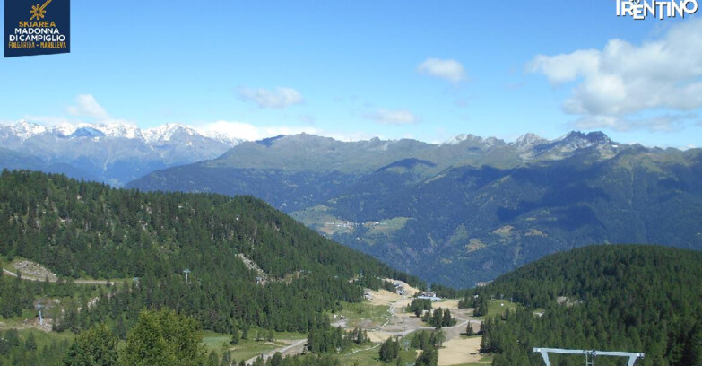 Webcam Folgarida-Marilleva  (Skiarea Campiglio Dolomiti di Brenta - Val di Sole Val Rendena) - Nuova Seggiovia Vigo