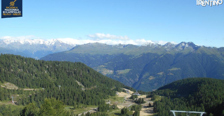 Webcam Folgarida-Marilleva  (Skiarea Campiglio Dolomiti di Brenta - Val di Sole Val Rendena) - Nuova Seggiovia Vigo