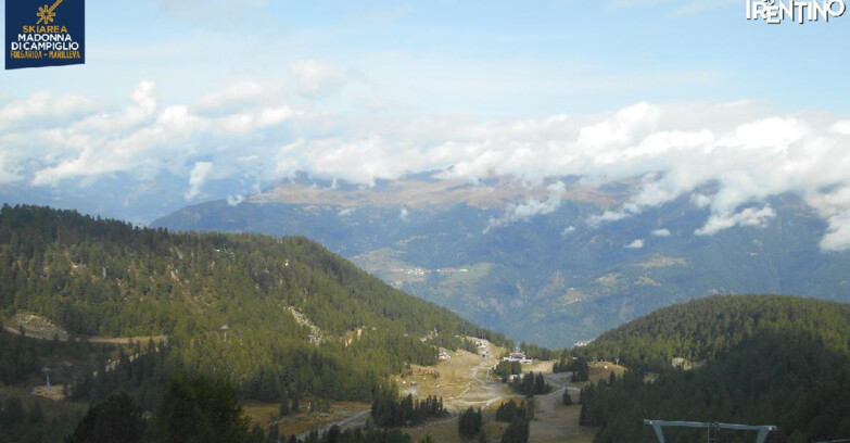 Webcam Ski area Campiglio Dolomiti di Brenta Val di Sole Val Rendena - Nuova Seggiovia Vigo