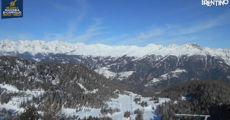Webcam Folgarida-Marilleva  (Skiarea Campiglio Dolomiti di Brenta - Val di Sole Val Rendena) - Nuova Seggiovia Vigo