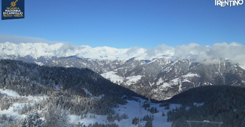 Webcam Skiarea Campiglio Dolomiti di Brenta Val di Sole Val Rendena - Nuova Seggiovia Vigo