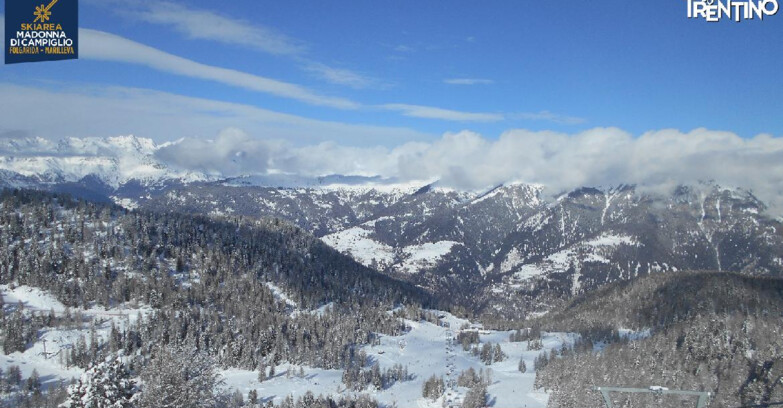 Webcam Skiarea Campiglio Dolomiti di Brenta Val di Sole Val Rendena - Nuova Seggiovia Vigo