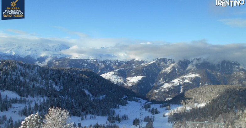 Webcam Skiarea Campiglio Dolomiti di Brenta Val di Sole Val Rendena - Nuova Seggiovia Vigo