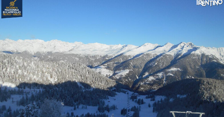 Webcam Skiarea Campiglio Dolomiti di Brenta Val di Sole Val Rendena - Nuova Seggiovia Vigo