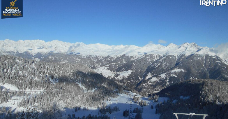 Webcam Skiarea Campiglio Dolomiti di Brenta Val di Sole Val Rendena - Nuova Seggiovia Vigo