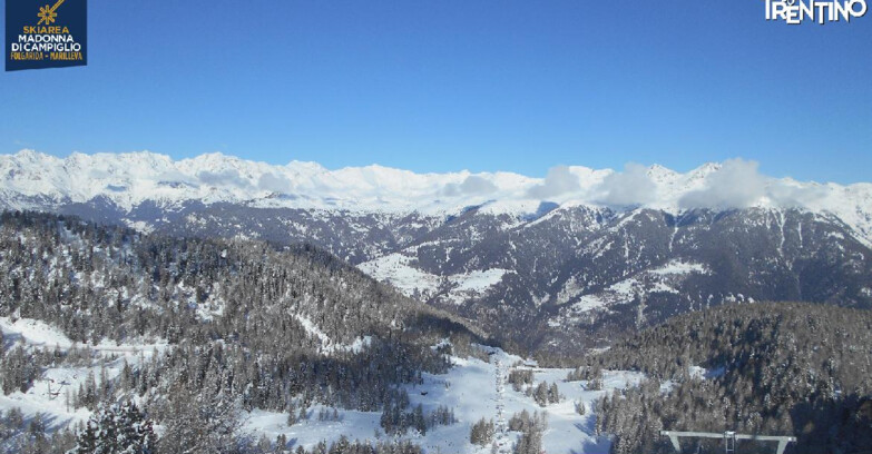 Webcam Skiarea Campiglio Dolomiti di Brenta Val di Sole Val Rendena - Nuova Seggiovia Vigo