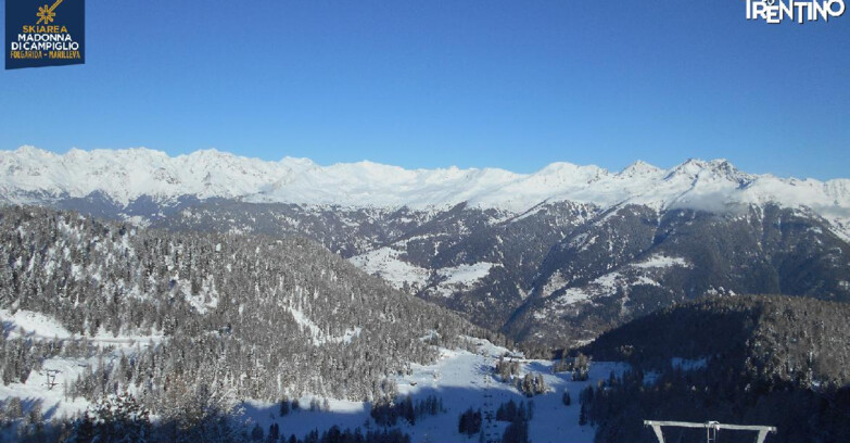 Webcam Skiarea Campiglio Dolomiti di Brenta Val di Sole Val Rendena - Nuova Seggiovia Vigo