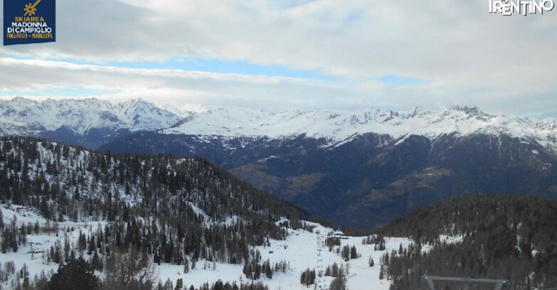 Webcam Skiarea Campiglio Dolomiti di Brenta Val di Sole Val Rendena - Nuova Seggiovia Vigo